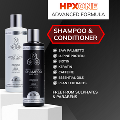 HPX ONE Shampoo & Conditioner 250ml + Vitamins + Tonic